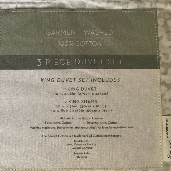 New King size Duvet Set - Picture 3 of 3